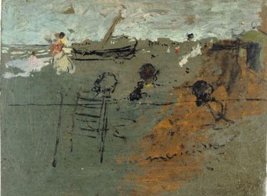 Ignacio Pinazo / Berenar a la platja, 1886. IVAM, Institut Valencià d'Art Modern, Generalitat