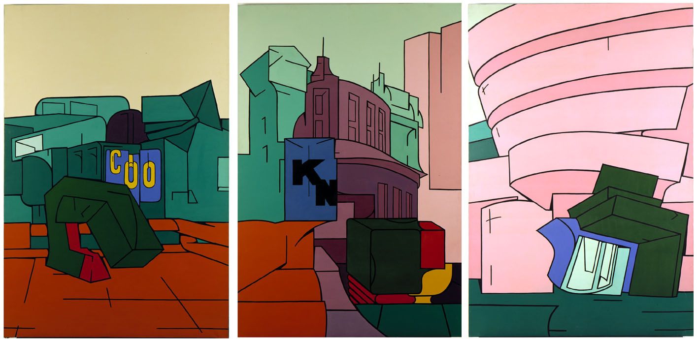 Valerio Adami / Plein Air N.Y., 1968